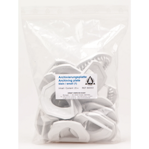 Profident 2010 model system Pack of 25 archiving plates small