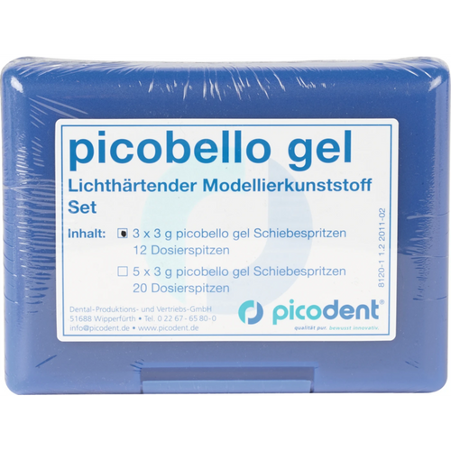 picobello gel Set of 3 x 3 g syringes, 12 dosing tips