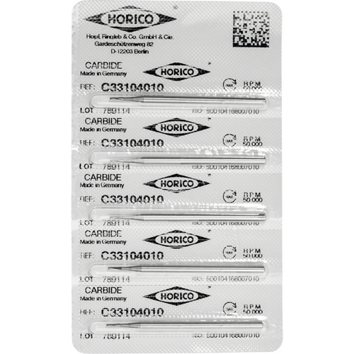 Carbide drill C33 Pack of 5 pieces HP, figure 168, ISO 010