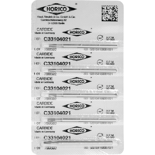 Carbide drill C33 Pack of 5 pieces HP, figure 168, ISO 021