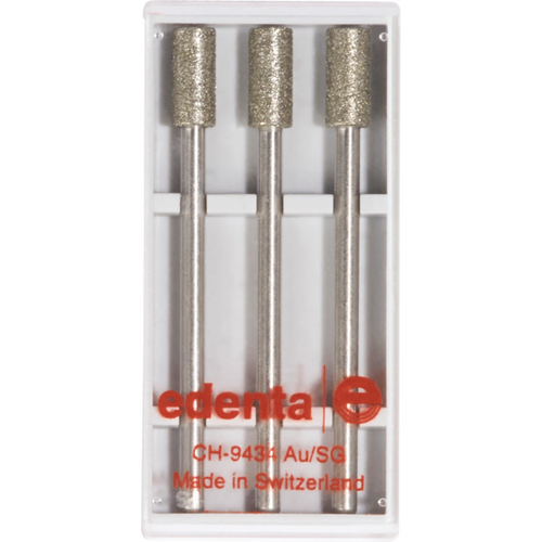 Diamonds 840/841 Pack of 3 pieces Standard, HP, Figure 111 Cylinder flat, 9 mm, ISO 040