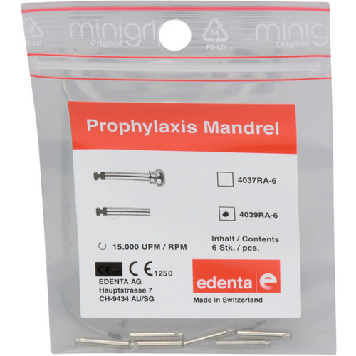 Mandrell Screw-In Pack of 6 pieces RA, 13 mm, screw