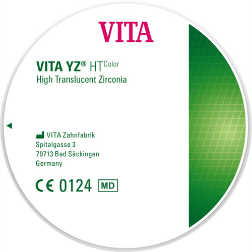 VITA YZ® HT Color DISC VITA classical A1-D4 ® piece Ø 98.4 mm H 18 mm, A2