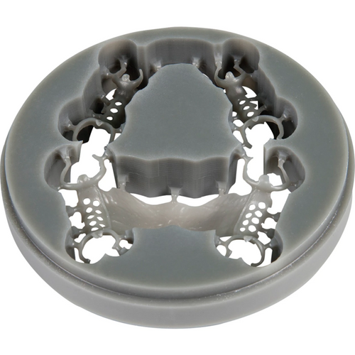 CAD/CAM Wax Disc model casting piece Ø 98.5 mm, H 25 mm, gray