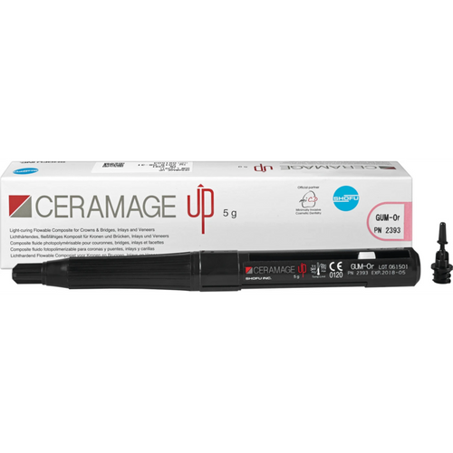 CERAMAGE UP Syringe 5 g composite gum Or