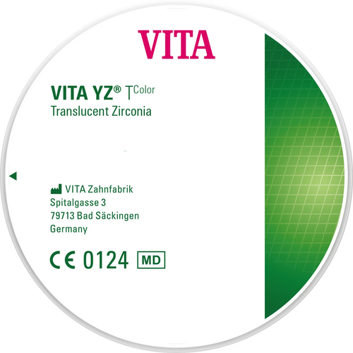 VITA YZ® T Color DISC piece Ø 98.4 mm, H 20 mm, LL2 medium