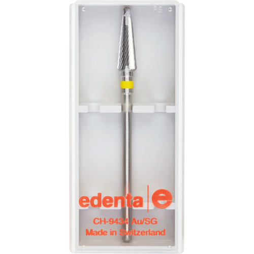 Carbide milling cutter, ground 60 Single serration, yellow superfine, HP, Figure 194, 14 mm, ISO 045