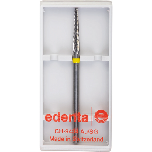 Carbide milling cutter, ground 60 Single toothing, yellow superfine, HP, Figure 194, 14 mm, ISO 023