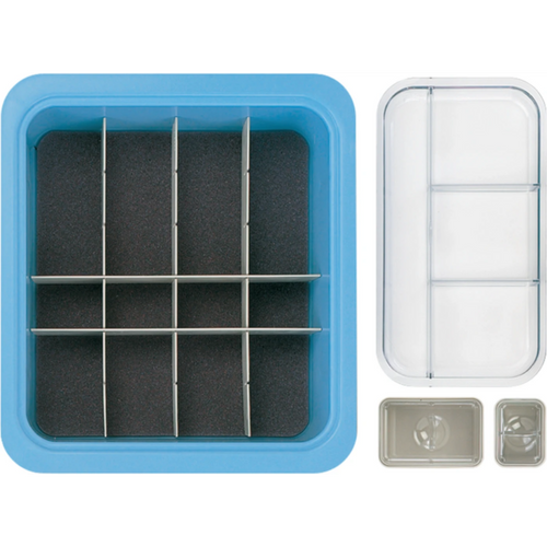 Complete material tray Assortment 1 material tray neon blue including accessories