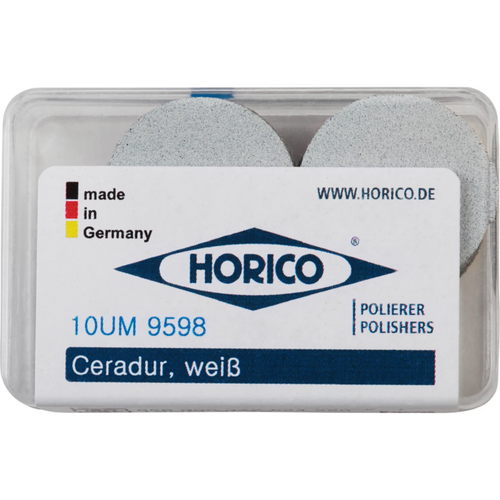 Ceradur Pack of 10 pieces unmounted, white 9598