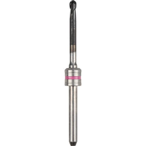 CAD/CAM 2-cutter piece pink, BND, shank Ø 3 mm, figure 76 06 42, head length: 21 mm, ISO 021