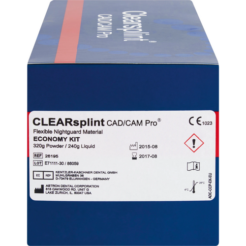 astron® Clearsplint® CAD/CAM Pro Bulk pack 320 g powder, 240 g liquid