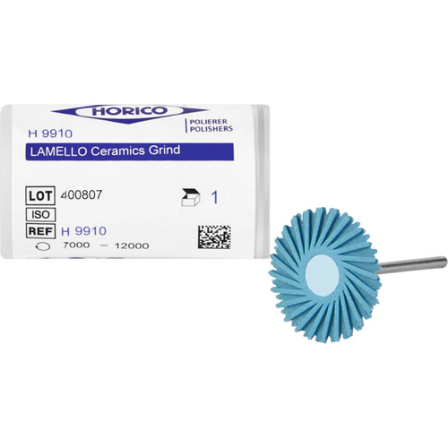 Lamello polisher ceramic piece blue coarse, HP, 26 mm