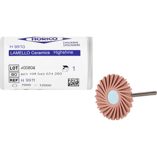 Lamello polisher ceramic piece pink medium, HP, 26 mm
