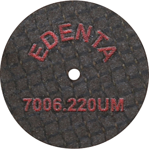 Fabric-reinforced cut-off wheels Pack of 10 pieces unmounted, figure 370, Ø 22 mm x 0.20 mm, ISO 220