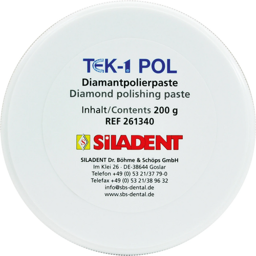 TEK-1 diamond polishing paste Tin 200 g