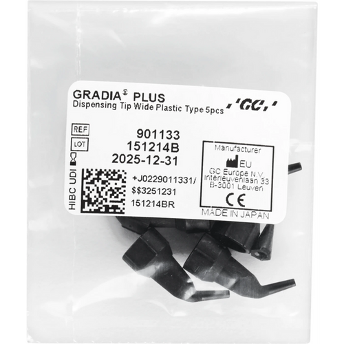 GC GRADIA PLUS dosing tip Pack of 5 pieces wide
