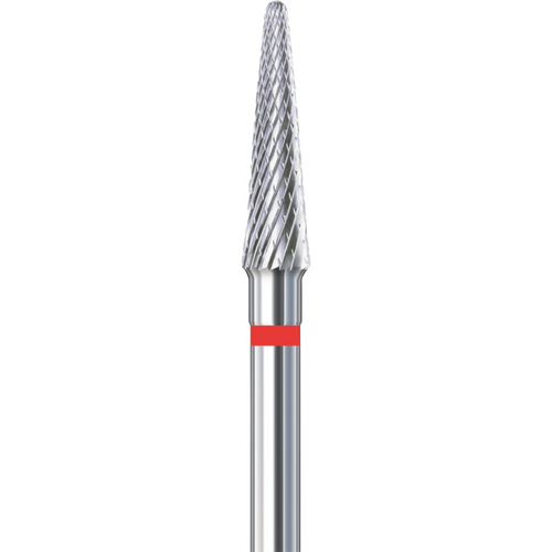 Carbide cutter 429 piece fine X-toothing, red, HP, figure 194, 13 mm, ISO 060