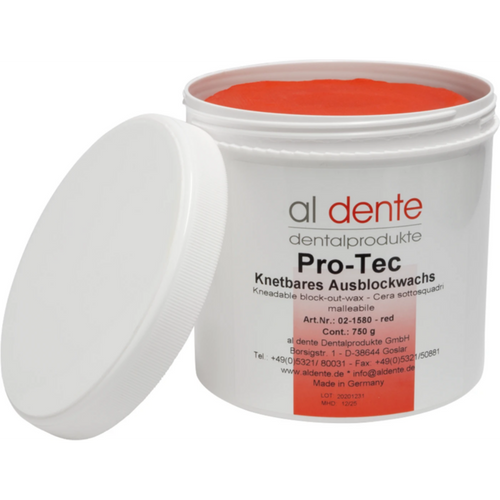 Pro-Tec block-out wax Tin 750 g red