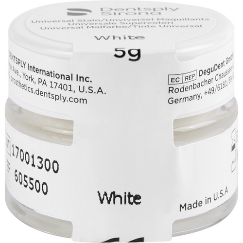 DS® universal stains Package 5 g stain white