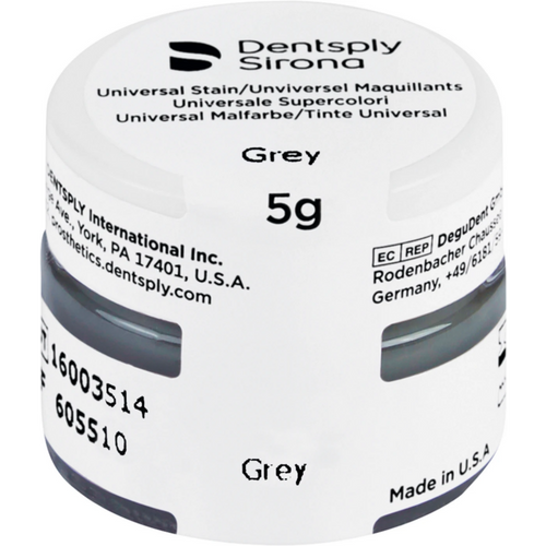 DS® universal stains Package 5 g stain gray