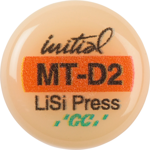 GC Initial™ LiSi Press Pack of 5 x 3 g blank D2 MT