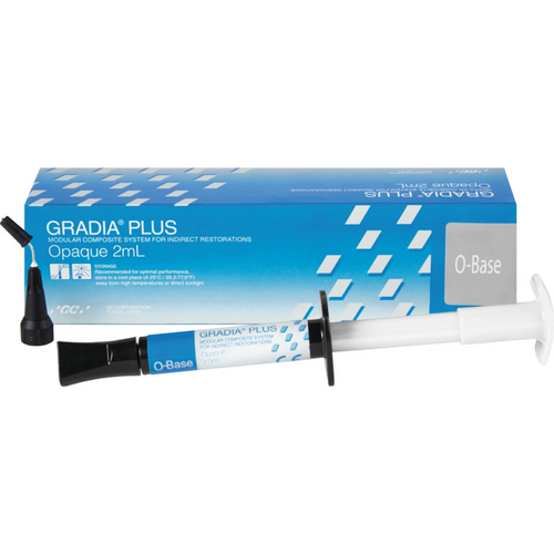 GC GRADIA® PLUS Syringe 2 ml Paste Opaque O-Base