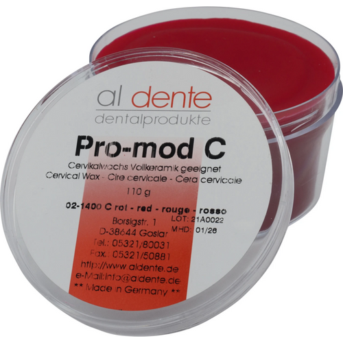 Pro-Mod C cervical wax Tin 110 g red