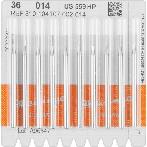 Steel drill 36 Pack of 10 pieces HP, figure 107, 4.8 mm, ISO 014