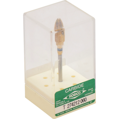 Carbide cutter 274 piece titanium coated, cross serration, black x-coarse, HP, Fig. T274, version 212, ISO 060