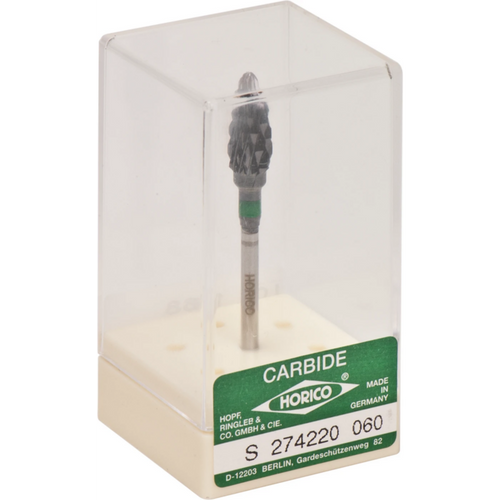 Carbide cutter 274 piece black coated, cross serration, green coarse, HP, figure S274, 14 mm, ISO 060