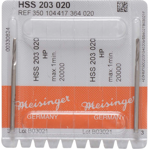 Twist drill HSS 203 Pack of 2 HP, Figure 417, 12 mm, ISO 020