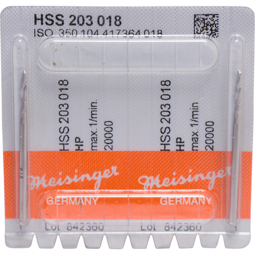 Twist drill HSS 203 Pack of 2 HP, Figure 417, 12 mm, ISO 018