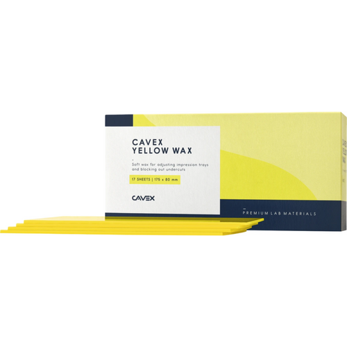 Cavex Yellow Wax Pack of 17 pieces yellow