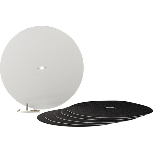 Trimmer disks Pack of 5 x Klettfix (3 x 80, 2 x 120), carrier disk, for MT 2