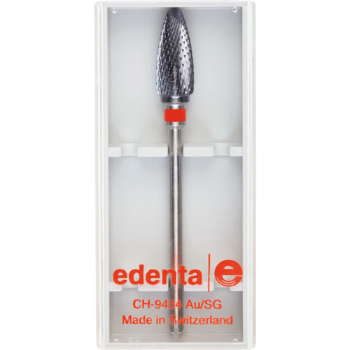 Volcano milling cutter ground 20 Cross serrations, red fine, HP, Figure 274 tapered, 14 mm, ISO 060