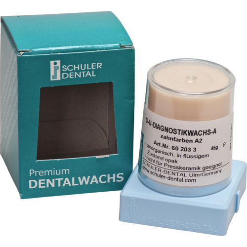 S-U diagnostic wax Cone 45 g wax A, tooth colors A2