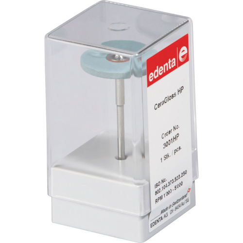 CeraGloss piece blue medium coarse, HP, figure 373, 2 mm, ISO 250