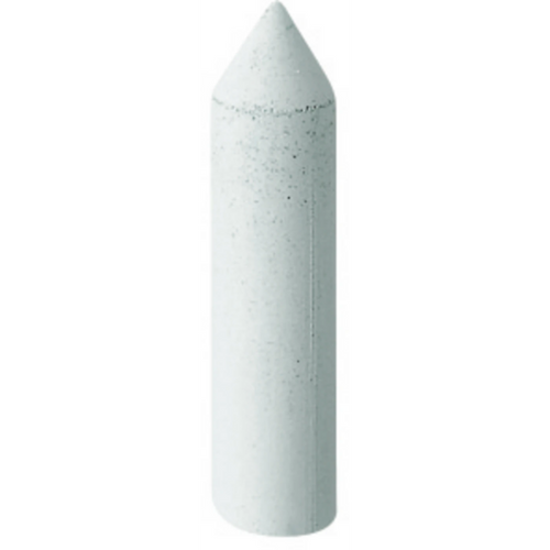 EVE UNIVERSAL Pack of 100 pieces unmounted, white coarse, figure torpedo, 6 x 24 mm