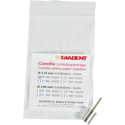 Conofix sandpaper backing piece 0°, Ø 2.35 mm