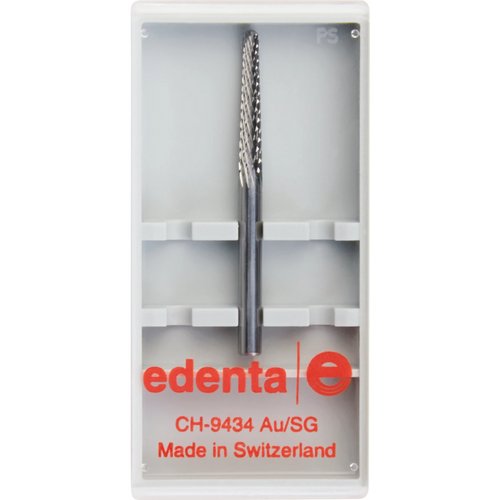 Carbide taper milling cutter 2536 Cross serration top round, HP, Figure 200, 13 mm, 2°, ISO 023