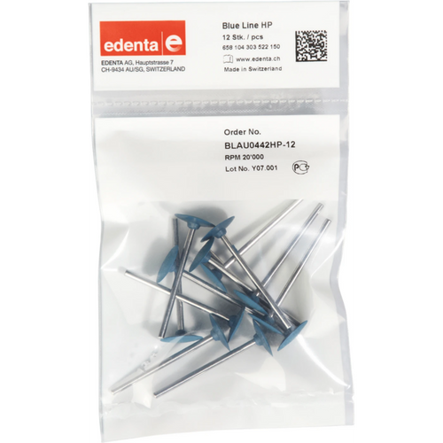 Blue Line Pack of 12 pieces blue, HP, figure 303, 2.5 mm, ISO 150