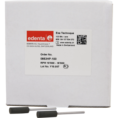 Exa Technique Pack of 100 pieces gray medium, HP, figure 107, 20 mm, ISO 070