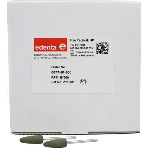 Exa Technique Pack of 100 pieces green coarse, HP, figure 273, 20 mm, ISO 070
