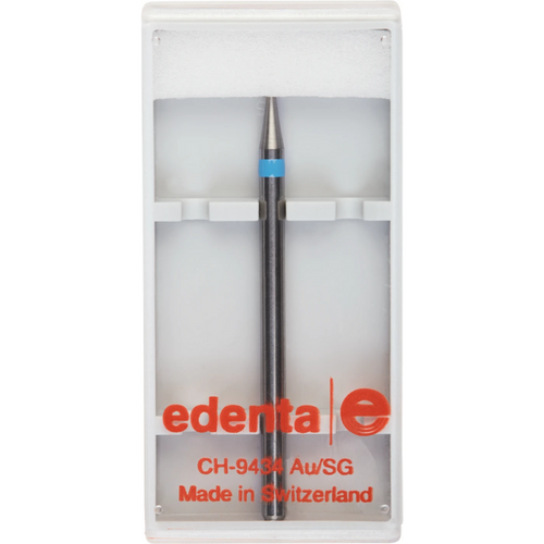 Carbide milling cutter grind 10 Cross serration, blue standard, HP, Figure 196, 4 mm, ISO 009