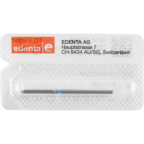 Carbide milling cutter grind 10 Cross serration, blue standard, HP, Figure 116, 16 mm, ISO 023