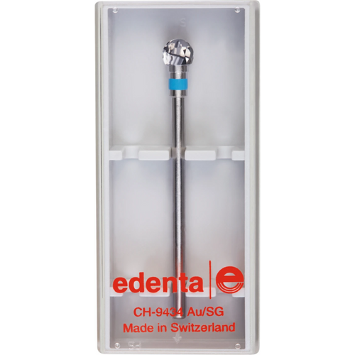 Carbide milling cutter grind 10 Cross serration, blue standard, HP, figure 001, 4.5 mm, ISO 050