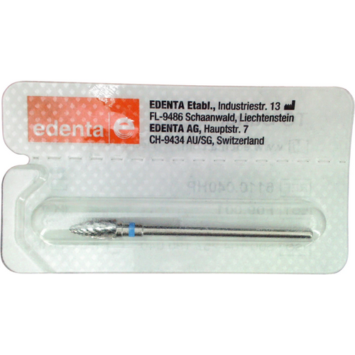 Carbide milling cutter grind 10 Cross serration, blue standard, HP, Figure 257, 9 mm, ISO 040