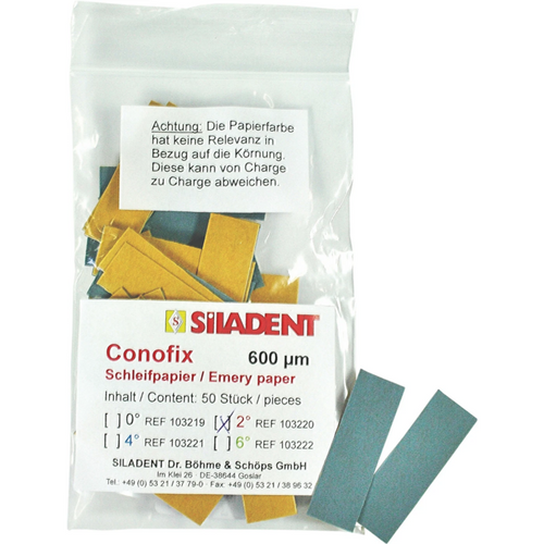 Conofix Pack of 50 pieces 2°, 600 µm
