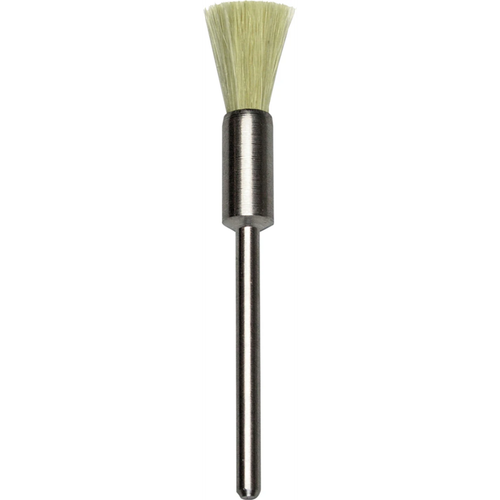 TEK-1 brush bristles Pack of 10 pieces mounted, soft, goat hair